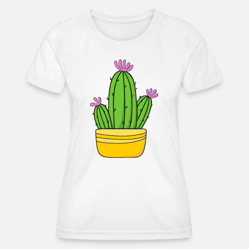 Cactus - Women's Functional T-Shirt - white
