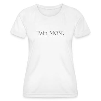 Twin Mama - Women's Functional T-Shirt - white - Front - AI Model Female 172 dark (172cm)