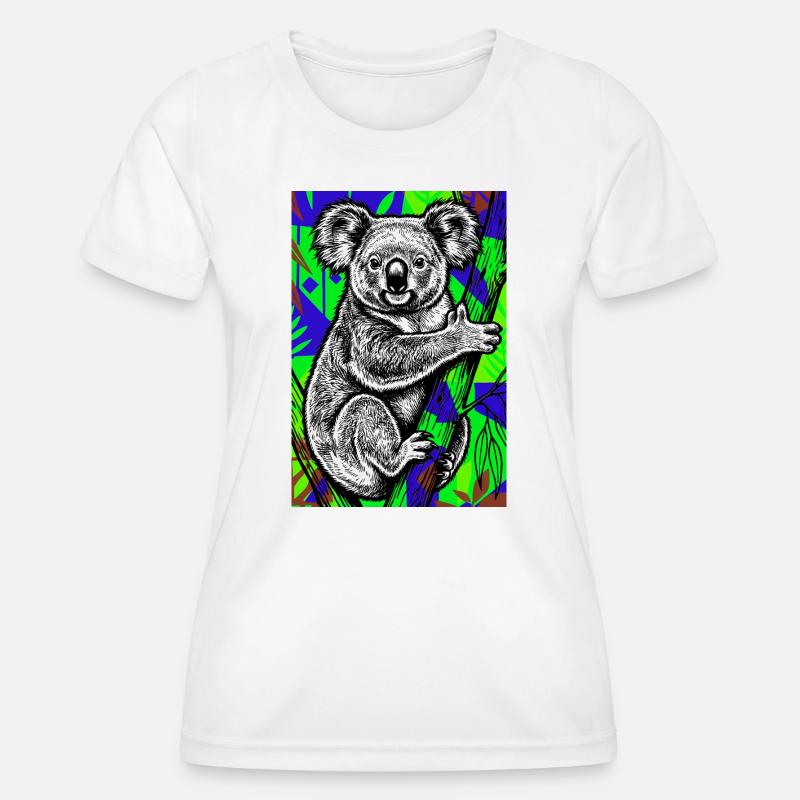 Koala - Women's Functional T-Shirt - white