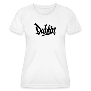 Dublin - T-shirt sport Femme - blanc - Devant - AI Model Female 172 dark (172cm)