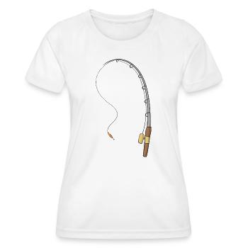 Angel - Frauen Funktions-T-Shirt - Weiß - Vorne - AI Model Female 172 dark (172cm)