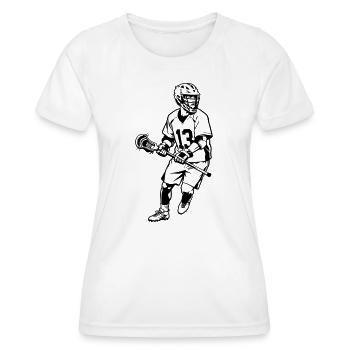 Lacrosse - Women's Functional T-Shirt - white - Front - AI Model Female 172 dark (172cm)