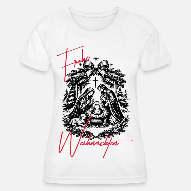 Crèche - Women's Functional T-Shirt - white