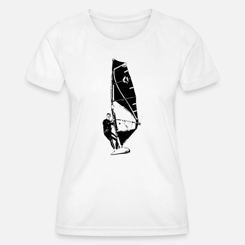 Windsurfing - Women's Functional T-Shirt - white