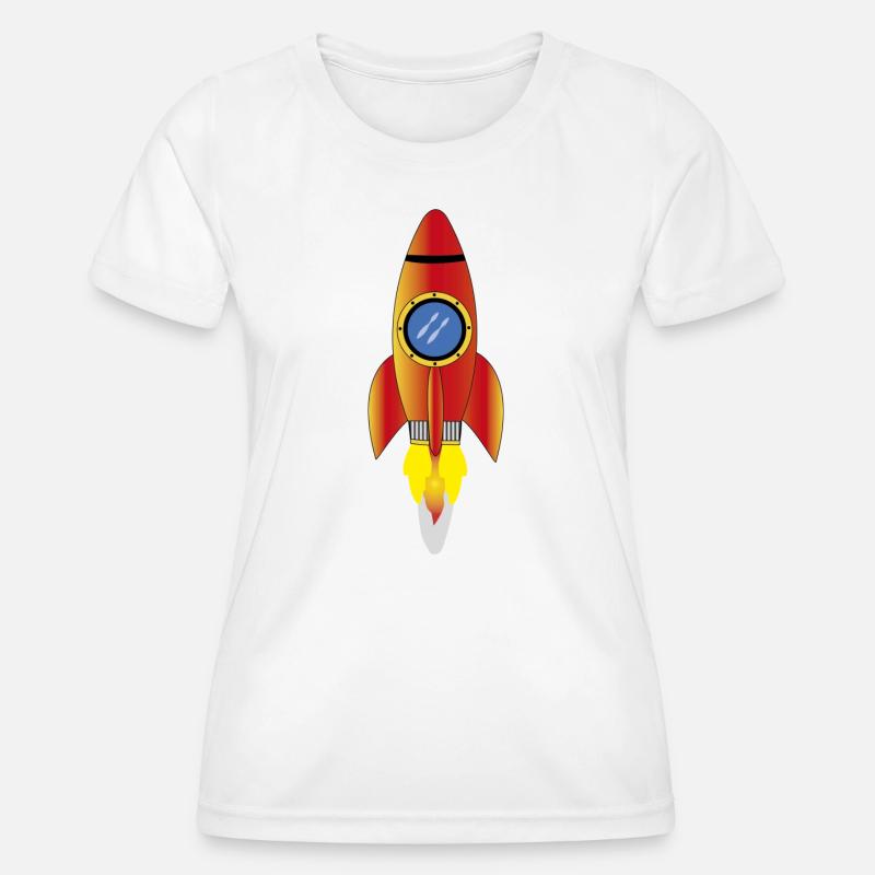 Rocket - Women's Functional T-Shirt - white