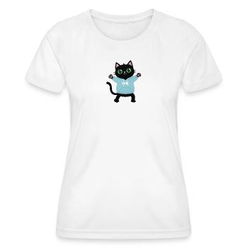 Lass dich umarmen. Kätzchen will gedrückt werde. - Frauen Funktions-T-Shirt - Weiß - Vorne - AI Model Female 172 dark (172cm)