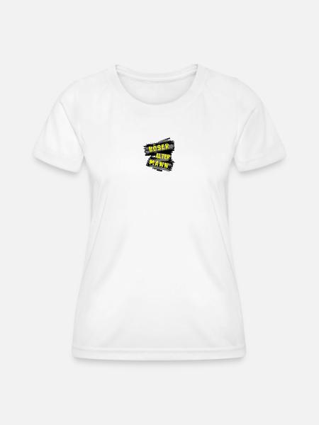 Böser Alter Mann - Frauen Funktions-T-Shirt - Weiß
