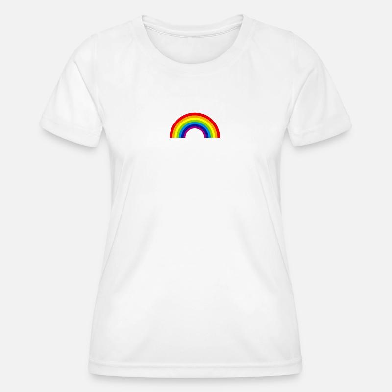 rainbow rainbow - Women's Functional T-Shirt - white