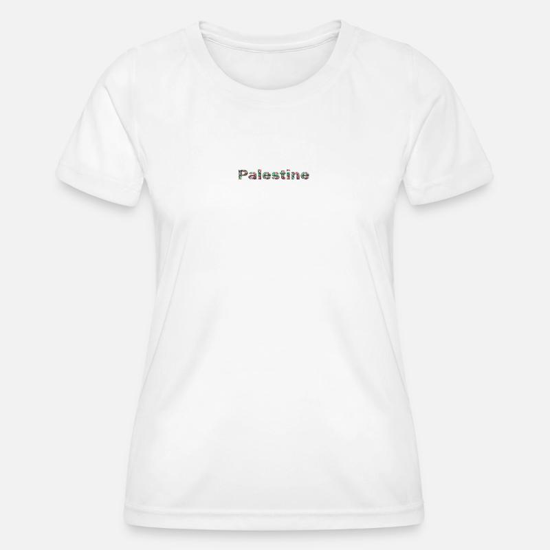 Palestine Colourful - Women's Functional T-Shirt - white