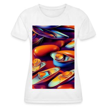Mussels - Women's Functional T-Shirt - white - Front - AI Model Female 172 dark (172cm)