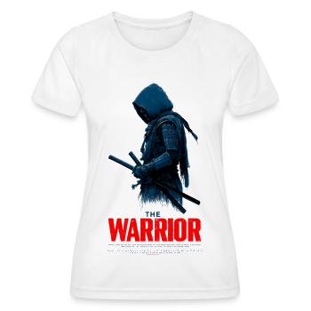 Guerrier Katana enveloppé - T-shirt sport Femme - blanc - Devant - AI Model Female 172 dark (172cm)