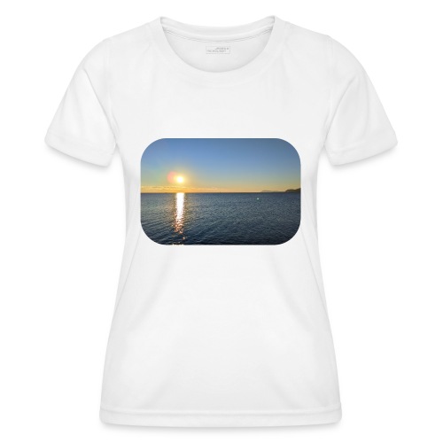 Depuis la plage de l'Almanarre, l'horizon - T-shirt sport Femme