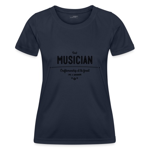 Bester Musiker wie ein Superheld - Frauen Funktions-T-Shirt