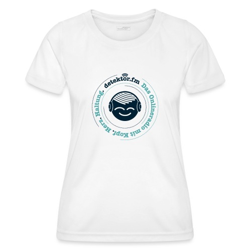 Radio mit KopfHerzHaltung - Frauen Funktions-T-Shirt