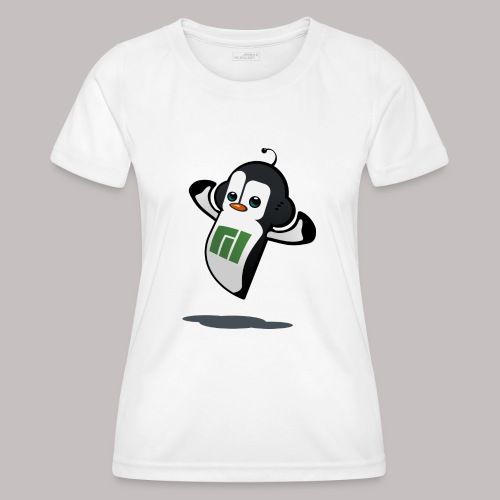 Manjaro Mascot strong left - Frauen Funktions-T-Shirt