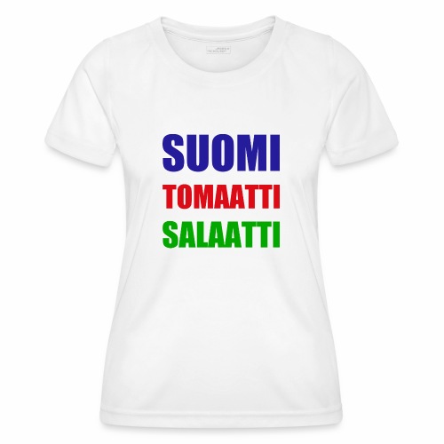 SUOMI SALAATTI tomater - Funksjons-T-skjorte for kvinner