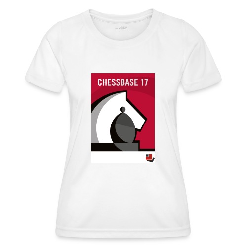 CHESSBASE 17 - Schach, Läufer, Springer - Camiseta funcional para mujeres