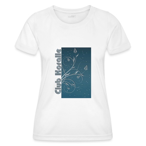 club koralle flyer - Frauen Funktions-T-Shirt