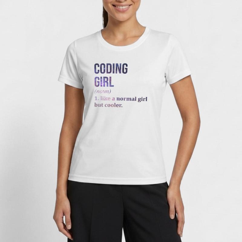 Codierung Codierung Codierung Frauen Funktions-T-Shirt