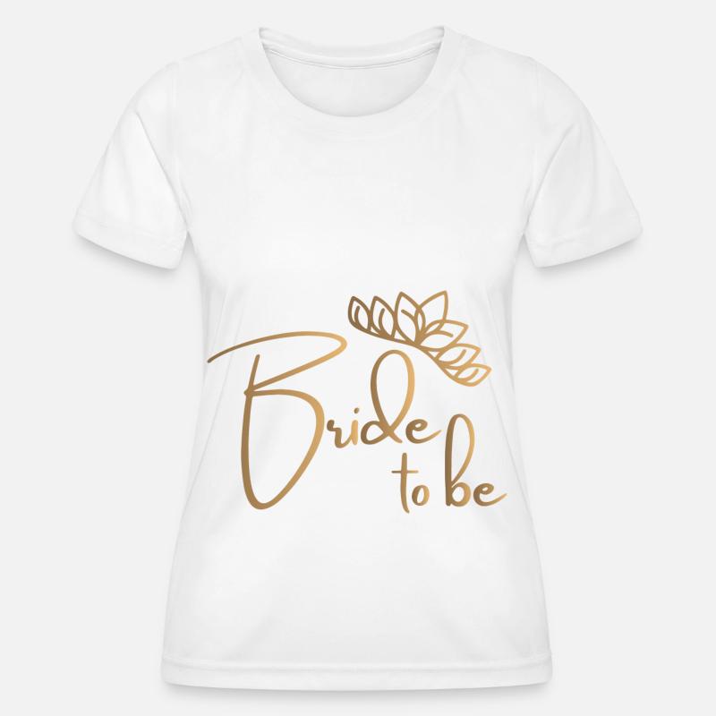 Bride to be bachelor party - Women's Functional T-Shirt - white