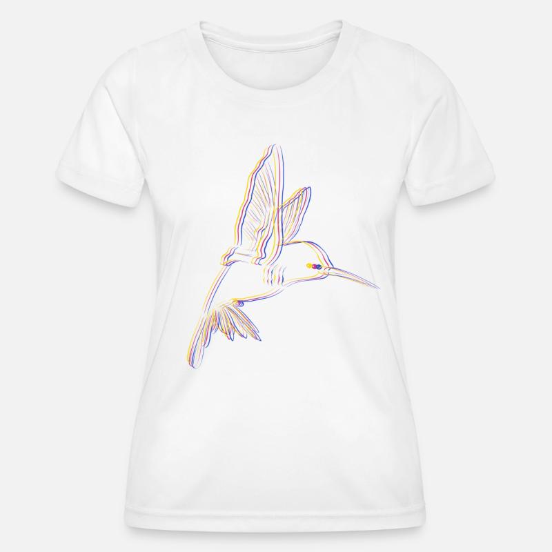 Hummingbird Effect - Women's Functional T-Shirt - white