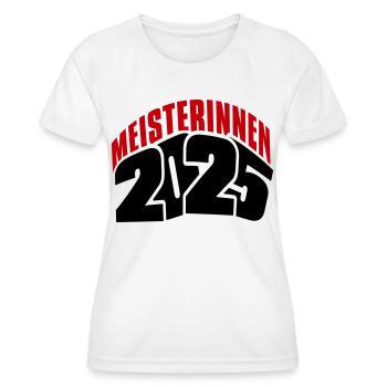 Meisterin 2025 Meisterinnen - Frauen Funktions-T-Shirt - Weiß - Vorne - AI Model Female 172 dark (172cm)