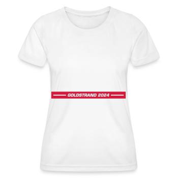 Sables d’or 2024 - T-shirt sport Femme - blanc - Devant - AI Model Female 172 dark (172cm)