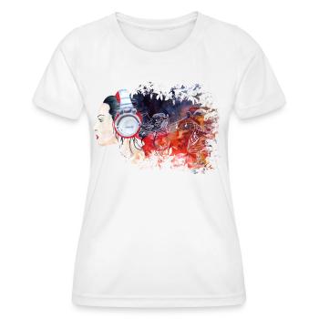 White Rabbit - Women's Functional T-Shirt - white - Front - AI Model Female 172 dark (172cm)