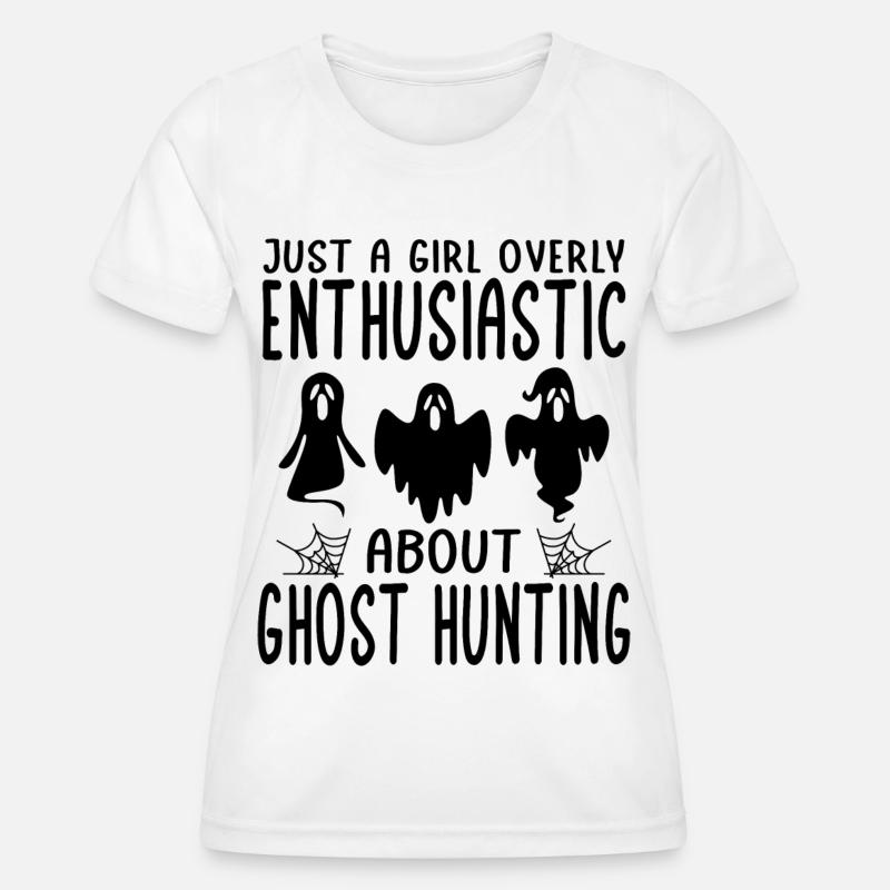 Ghost hunters - Women's Functional T-Shirt - white