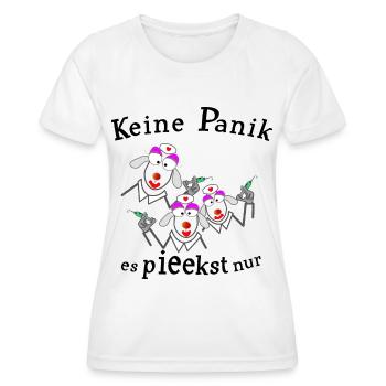 Keine Panik vor der Spritze - Frauen Funktions-T-Shirt - Weiß - Vorne - AI Model Female 172 dark (172cm)