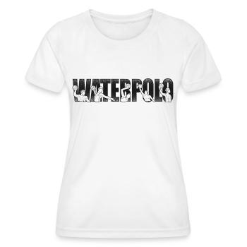 Water Polo Vintage Water Polo - Frauen Funktions-T-Shirt - Weiß - Vorne - AI Model Female 172 dark (172cm)