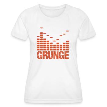grunge Musik - Frauen Funktions-T-Shirt - Weiß - Vorne - AI Model Female 172 dark (172cm)