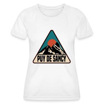 Puy de sancy - T-shirt sport Femme - blanc - Devant - AI Model Female 172 dark (172cm)