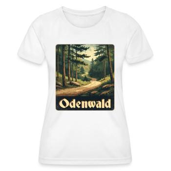 Odenwald - Frauen Funktions-T-Shirt - Weiß - Vorne - AI Model Female 172 dark (172cm)