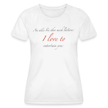 to all - Women's Functional T-Shirt - white - Front - AI Model Female 172 dark (172cm)