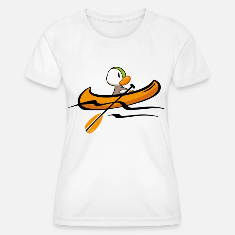 Canoe duck 2 - Women's Functional T-Shirt - white