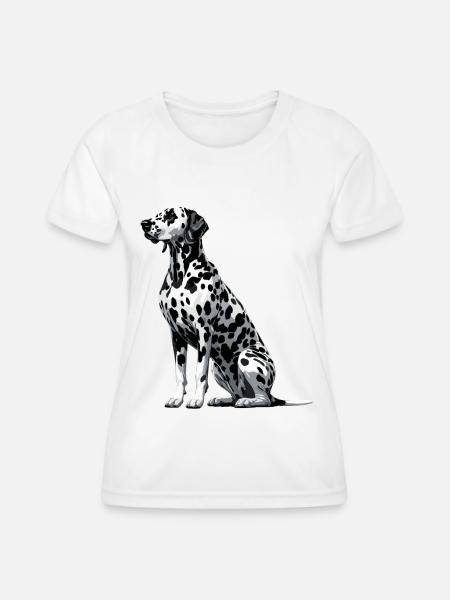 Dalmatiner - Frauen Funktions-T-Shirt - Weiß