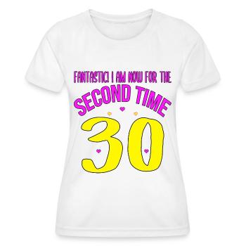 Geburtstag 60 Jahre lustige Sprüche Geschenk - Frauen Funktions-T-Shirt - Weiß - Vorne - AI Model Female 172 dark (172cm)