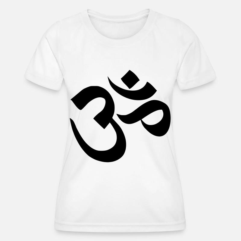Om Ornament - Women's Functional T-Shirt - white