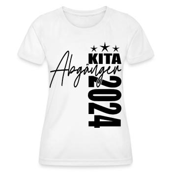 Kita Abgänger 2024 - Frauen Funktions-T-Shirt - Weiß - Vorne - AI Model Female 172 dark (172cm)