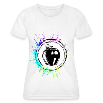 Apple Colorful vitamins - Women's Functional T-Shirt - white - Front - AI Model Female 172 dark (172cm)