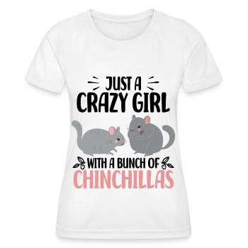 Chinchilla - Women's Functional T-Shirt - white - Front - AI Model Female 172 dark (172cm)