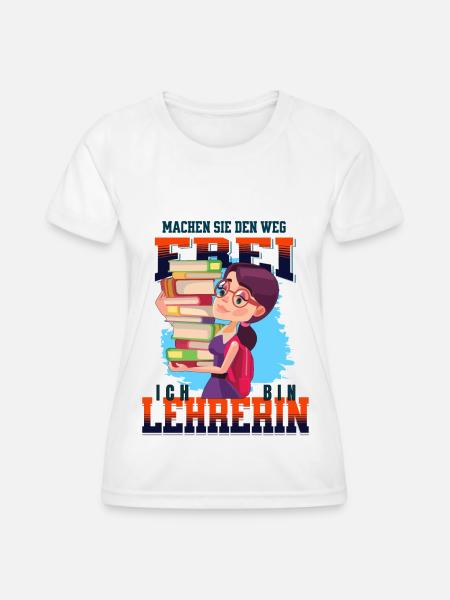 Lehrerin im Stress - Frauen Funktions-T-Shirt - Weiß