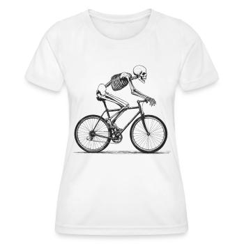 Undead biker - Women's Functional T-Shirt - white - Front - AI Model Female 172 dark (172cm)