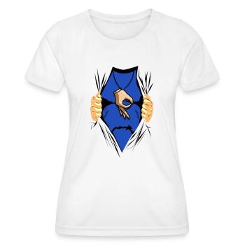 Game of the surprise necklace round! - Women's Functional T-Shirt - white - Front - AI Model Female 172 dark (172cm)