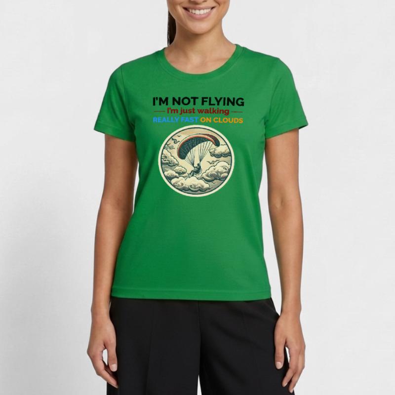 Paramotor Pilot Paramotoring Powered Paraglider Women's Functional T-Shirt