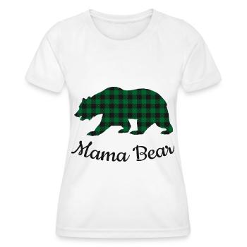 Mama Bear - Women's Functional T-Shirt - white - Front - AI Model Female 172 dark (172cm)