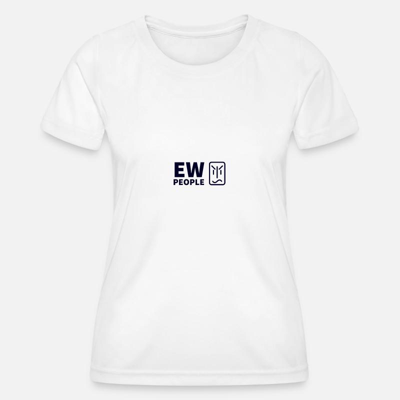 Ew People hipster - Women's Functional T-Shirt - white