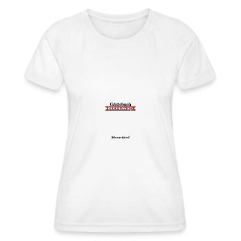 School Enrolment 2022 Gift School - Women's Functional T-Shirt - white - Front - AI Model Female 172 dark (172cm)