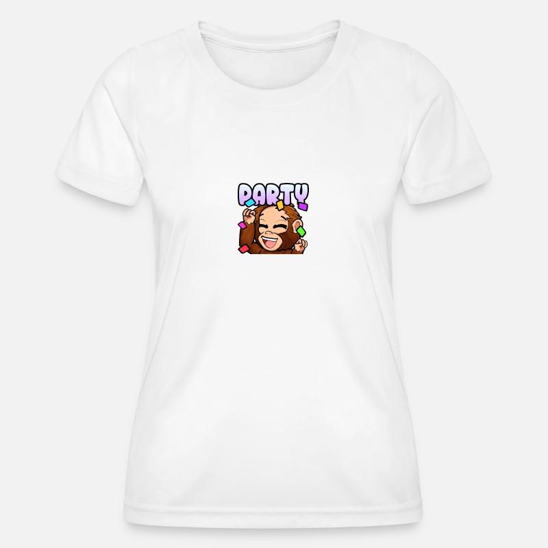 Party monkey - Women's Functional T-Shirt - white